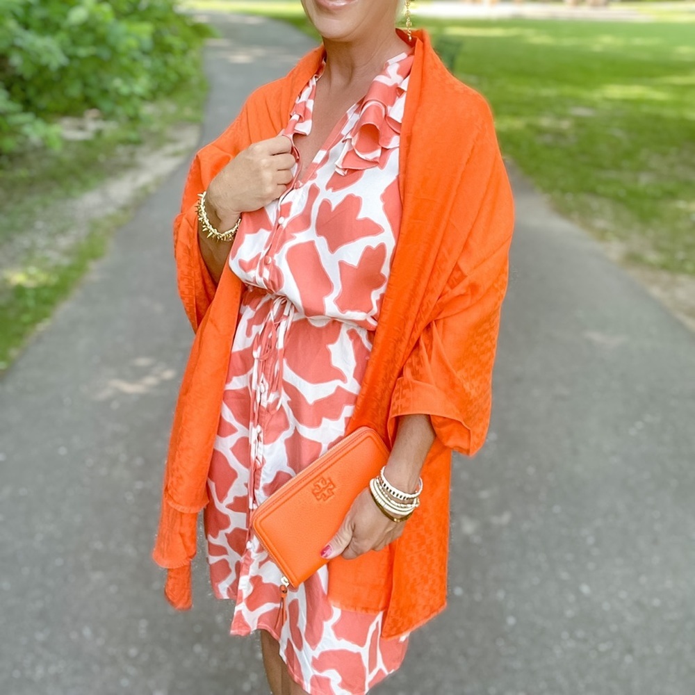LOFT Silk Dress Animal Print - Small - Picture 3 of 5